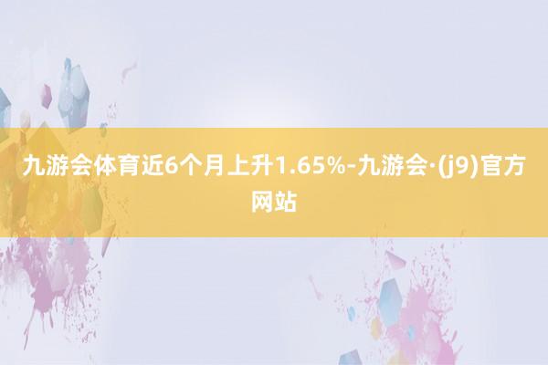 九游会体育近6个月上升1.65%-九游会·(j9)官方网站